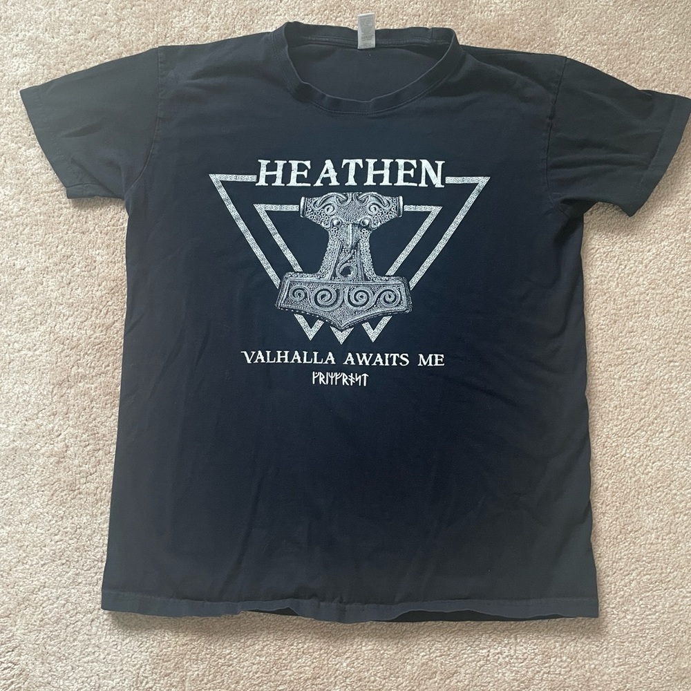 Heathen Band Tee Mens size L